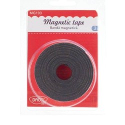 Banda Magnetica Autoadeziva DACO, 20mm x 3m, Banda Magnetica Autoadeziva, Banda Magnetica cu Adeziv, Benzi Magnetice cu Adeziv, Magnet la Metru