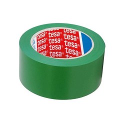 Banda Adeziva Marcare Tesa,  Verde, 50mm x 33m, Banda Adeziva Verde Tesa, Banda Adeziva pentru Marcare Ieftina, Banda Adeziva Tesa Ieftina, Banda de Marcare PVC, Banda Adeziva Colorata, Banda Marcare Colorata