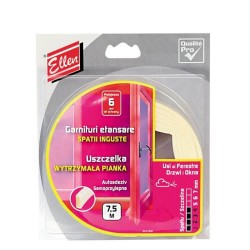 Banda Etansare ELLEN Profil I, 7.5 m, Alba, Banda Etansare, Banda Etansare ELLEN, Banda Adeziva Etansare, Banda Etansare din Spuma, Banda Universala de Etansare