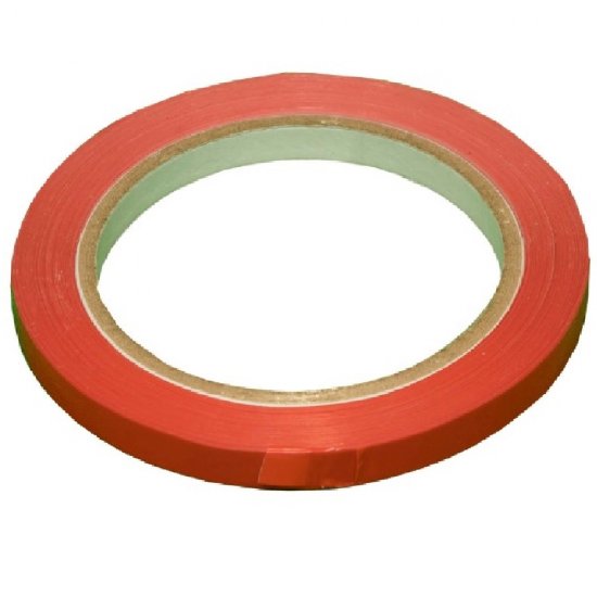 Banda PVC Rosie pentru Inchis si Sigilat Pungi, 9mm x 66y, 192 Buc/Set, Adeziv Solvent