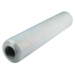 Folie Pre-Stretch Transparenta de 9 Mic, 420 mm x 450 m, Folie pentru Uz Manual, Folie Impachetare, Folie pentru Ambalare si Paletizare, Folie Transparenta Pre-Stretch, Folie Pre-Stretch Rezistenta