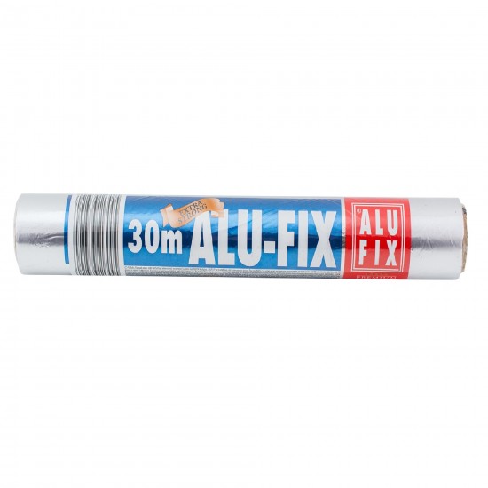 Folie Aluminiu Alufix, 30m x 29cm, Folii Argintii pentru Uz Casnic, Produse Pentru Ambalat, Folii Alimentare, Folie din Aluminiu pentru Alimente, Folii Argintii, Folie Argintie, Folii Argintii Alimentare, Folii Aluminiu Alufix