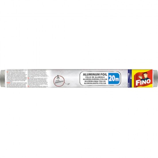 Folie de Aluminiu Embosata FINO, 20 m, Folie Aluminiu, Folie de Aluminiu pentru Alimente, Folie Embosata de Aluminiu, Folie Aluminiu Fino, Folie Aluminiu 20m, Folie din Aluminiu pentru Alimente, Folie de Aluminiu Rezistenta la Caldura