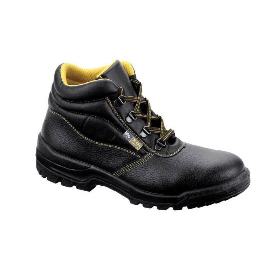 Bocanci de Protectie Rarau, Marimea 46, Negru, Spalt de Bovina Hidrofobizata, Intaritura Metalica Varf, Bocanci Protectie, Bocanci Varf Metalic, Bocanci Hidrofobizati, Bocanci Protectie Varf Metalic, Bocanci Bombeu Metalic, Bocanci Protectie Varf Metalic