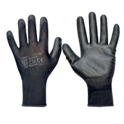 Manusi Protectie Sentosa Buck Black M4, Marimea L, Nylon, Manusi Protectia Muncii, Manusi de Protectie din Nylon, Manusi Protectie pentru Maini, Manusi din Nylon Buck Black, Manusi Negre de Protectie