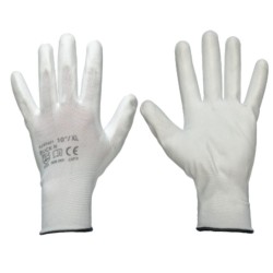 Manusi Protectie Sentosa Buck White M3, Marimea M, Nylon, Manusi Protectia Muncii, Manusi de Protectie din Nylon, Manusi Protectie pentru Maini, Manusi din Nylon Buck White, Manusi Albe de Protectie