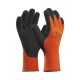 Manusi Protectie Grip Winter Eco M18, 10/XL, Fire Acrilice, Latex, Portocaliu/Negru, Manusi de Protectie Cauciucate, Manusi de Protectie Mari, Manusi de Protectie Acril si Latex, Manusi de Protectie cu Palma si Degete Imersate in Latex Poros