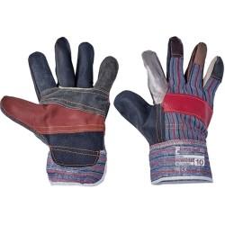 Manusi Protectie Robin M20, 10/XL, Piele si Bumbac, Manusi de Protectie de Piele, Manusi de Protectie Mari, Manusi de Protectie de Bumbac si Piele, Manusi de Protectie cu Palma si Degete de Piele, Manusi de Lucru, Manusi pentru Lucru