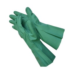 Manusi de Protectie Antichimice PROTEK, Verde, din Cauciuc Nitrilic, Rezistente la Acizi si Baze, Manusi Protectia Muncii, Manusi cu Cauciuc, Manusi Antichimice, Manusi Protectie Acizi