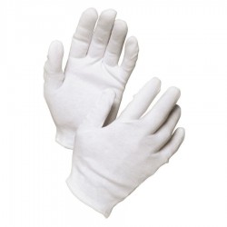 Manusi de Protectie PROTEK Albe, din Bumbac, Manusi Gradinarit, Manusi Agricultura, Manusi de Lucru