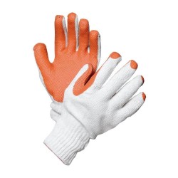 Manus Protectie PROTEK Supergrip, Material Textil si Latex, Rosu si Alb, Manusi din Latex pentru Uz General, Manusi Protectoare din Latex, Manusi Latex de Protectia Muncii, Manusi din Latex pentru Protectie, Manusi Protectie Maini