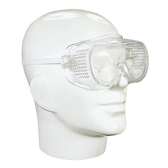 Ochelari de Protectie PROTEK, 40 g, Banda Elastica, Ochelari Protectie cu Aerisire si Banda Elastica, Ochelari de Protectie, Echipamente de Protectia Muncii, Articole Protectia Muncii, Ochelari din Plastic pentru Protectie, Ochelari Protectia Muncii