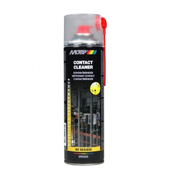 Solutie pentru Contacte Electrice Motip Cleaner, 500 ml, Solutie Auto pentru Curatarea Contactelor Electrice MOTIP, Solutii Intretinere Auto, Solutii Speciale de Intretinere Auto MOTIP, Solutii Curatare Contacte Electrice si Intrerupatoare