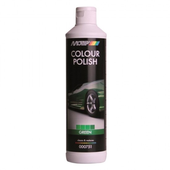 Polis Auto Verde Motip, 500 ml, Suprafete Metalizate/Nemetalizate, Polis Zgarieturi Auto, Polis Vopsea Auto
