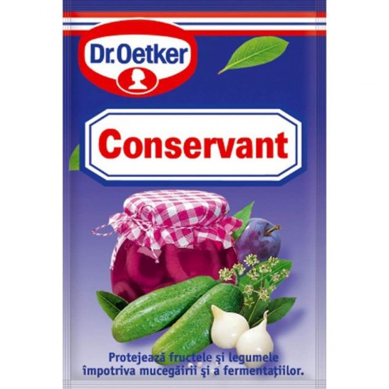 Pachet 50 Conservanti pentru Alimente Dr. Oetker, 7 g, Conservati pentru Alimente, Dr. Oetker Conservant pentru Alimente, Conservant pentru Fructe si Legume, Conservanti Alimentari, Plicuri Conservanti Alimentari Dr. Oetker