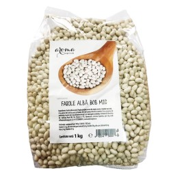 Fasole Alba cu Bob Mic Aroma Spice, 1Kg, Fasole Alba, Fasole Alba cu Boabe Mici, Fasole Alba Boabe, Aroma Spice Boabe Mici de Fasole Alba, Fasole Uscata Alba, Boabe de Fasole Alba 1Kg