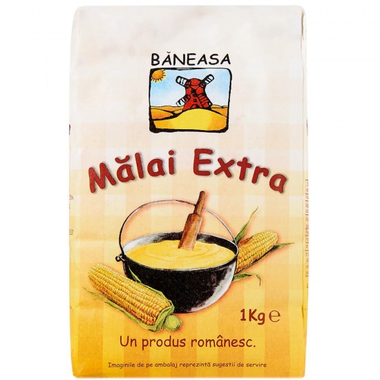 Malai Baneasa, 1 Kg, Faina de Porumb, Faina, Malai de Porumb, Malai pentru Mamaliga, Faina pentru Mamaliga, Faina Baneasa