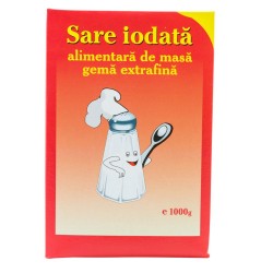 Bax 12 Pachete Sare Iodata de Masa Gema Extrafina Salrom, 1 kg, Sare de Masa, Sare Gema, Sare Fina, Sare Extrafina, Sare Ambalata, Sare Consum Alimentar, Sare cu Iod, Sare Alimentara, Sare Marunta, Sare Maruntita, Sare 1 kg
