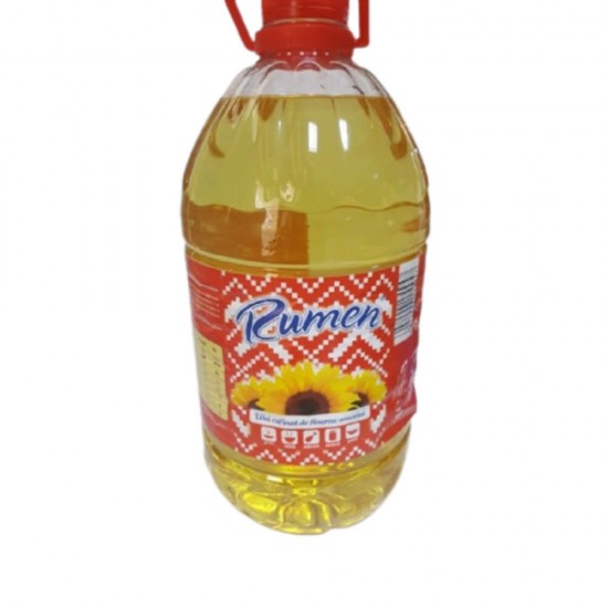 Ulei de Floarea Soarelui Rumen, 5L, Ulei, Ulei de Floarea Soarelui, Ulei Rumen, Ulei Rafinat, Ulei pentru Gatatit, Ulei de Calitate, Ulei de Floarea Soarelui de Calitate, Ulei de Floarea Soarelui Natural
