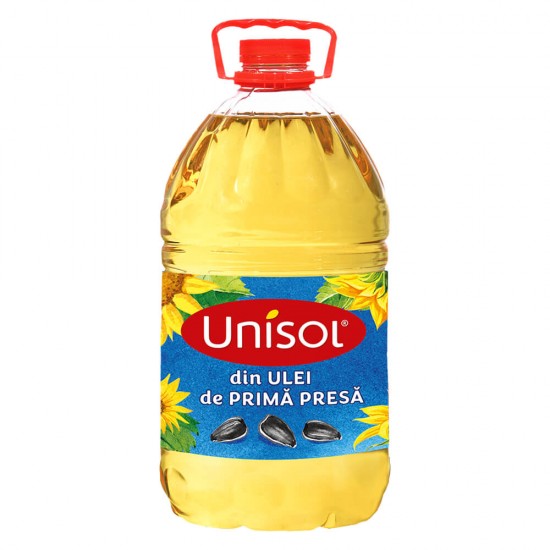 Ulei de Floarea Soarelui Unisol, 5L, Ulei, Ulei de Floarea Soarelui, Ulei Unisol, Ulei Rafinat, Ulei pentru Gatatit, Ulei de Calitate, Ulei de Floarea Soarelui de Calitate, Ulei de Floarea Soarelui Natural