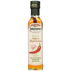 Ulei de Masline Extravirgin cu Aroma de Usturoi si Chilli Monini, 250 g, Ulei Aromat, Ulei Aroma de Ardei Iute, Ulei cu Aroma de Usturoi, Ulei de Masline cu Arome, Ulei din Masline, Uleiuri Masline, Ulei Extravirgin de Masline, Ulei Masline Aromat