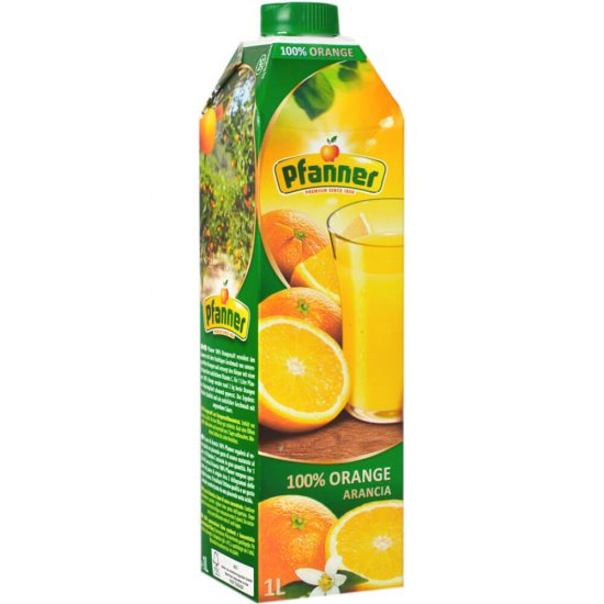 Suc de Portocale Pfanner, 1 L, Suc Natural de Portocale, Suc din Fructe, Suc din Fructe Exotice, Suc la 1L, Suc Neacidulat, Suc de Fructe Neacidulat, Suc Necarbonatat