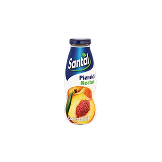 Bax 12 Sticle Nectar Piersici, Santal, 200 ml, 50% Continut de Fruct, Suc de Piersici Natural, Suc de Fructe, Suc Necarbogazos, Suc 200 ml, Santal Suc Piersici, Suc Natural de Piersici