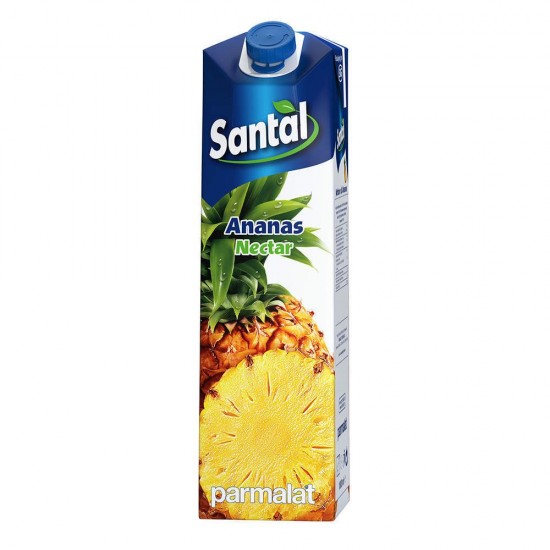 Nectar Ananas 50%, Santal, 1 L, Bautura Racoritoare, Nectar Fructe Ananas, Santal Natural, Bauturi Naturale, Nectar Natural Fructe Ananas, Suc Fructe Ananas 50%