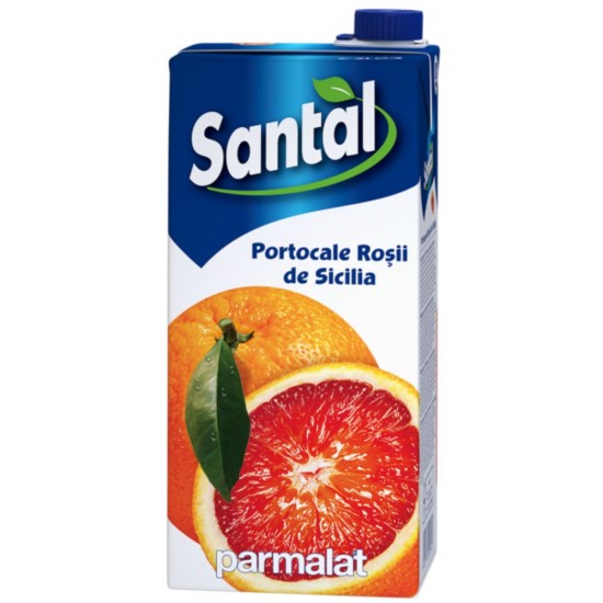 Suc de Portocale Rosii Santal, 2 L, Sucuri Neacidulate, Sucuri Necarbogazoase, Santal Sucuri, Sucuri Naturale, Sucuri fara Acid, Bauturi Necarbogazoase, Bauturi Racoritoare, Sucuri fara Acid, Santal Sucuri