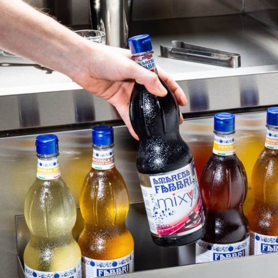 Sirop Fabbri Mixybar Amarena, 1 L, Sirop Fabbri Mixybar Amarena, Sirop Fabbri Amarena, Sirop Fabbri Wild Cherry, Sirop de Cirese Fabbri, Sirop Cirese Fabbri, Sirop cu Cirese Amare, Sirop cu Aroma de Cirese Amare, Sirop cu Gust de Cirese Amare