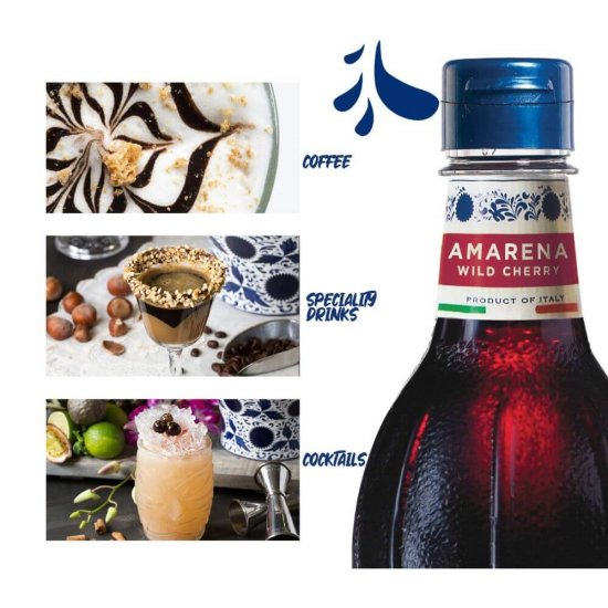 Sirop Fabbri Mixybar Amarena, 1 L, Sirop Fabbri Mixybar Amarena, Sirop Fabbri Amarena, Sirop Fabbri Wild Cherry, Sirop de Cirese Fabbri, Sirop Cirese Fabbri, Sirop cu Cirese Amare, Sirop cu Aroma de Cirese Amare, Sirop cu Gust de Cirese Amare