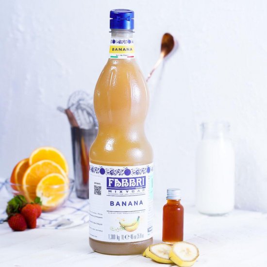 Sirop Fabbri Mixybar Banana, 1 L, Sirop Fabbri Mixybar Banana, Sirop Fabbri Banana, Sirop Fabbri Banane, Sirop de Banane Fabbri, Sirop Banane Fabbri, Sirop cu Banane, Sirop cu Aroma de Banane, Sirop cu Gust de Banane, Sirop Aroma Banane