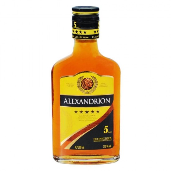 Brandy Alexandrion 5 Stele, 200 ml, Alexandrion 0.2 L, Bauturi Alcoolice, Brandy Alexandrion, Alexandrion 5 Stele Brandy, Brandy 5 Stele Alexandrion, Sticla de Alexandrion 5 Stele