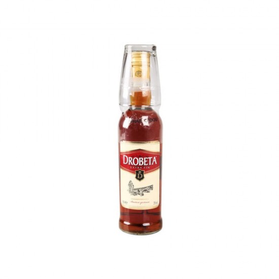 Bautura Spirtoasa Drobeta, 28% Alcool, 0.5 L, cu Pahar, Bauturi Spirtoase, Bautura Alcoolica, Bauturi Alcoolice, Bautura Drobeta, Bautura Alcool 28%, Alcool Drobeta, Bautura Tip Brandy, Brandy Drobeta, Bautura Drobeta 28%, Coniac