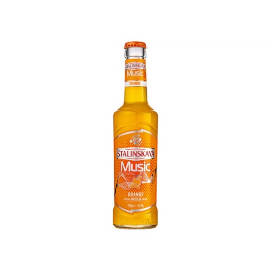 Cocktail Alcoolic Stalinskaya Music Orange, 4% Alcool, 275 ml, Aroma de Portocala, Cocktail Stalinskaya, Cocktail cu Vodca si Portocala, Cocktail cu Portocala, Bautura Alcoolica, Bauturi Alcoolice, Cocktailuri cu Vodca, Cocktailuri cu Fructe