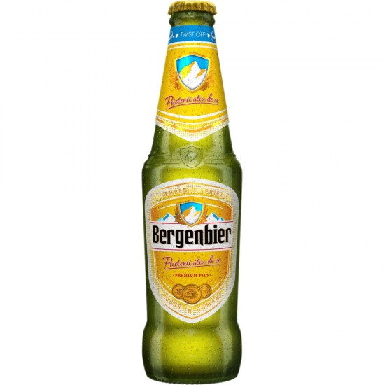 Bere BERGENBIER Blonda, 0.33L, Sticla, 24 Buc/Bax, Bere Bergenbier, Bere Blonda, Bergenbier Bere Blonda, Bere 0,33L