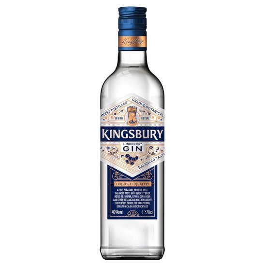 Gin Kingsbury, 0.7L, Alcool 40%, Gin Kingsbury, Gin Kingsbury 0.7l, Kingsbury Gin, Gin Cocktails, Gin Cocktails Kingsbury, Gin Sticla, Gin la Sticla, Gin Sec, Gin la Sticla Kingsbury, London Dry Gin, Kingsbury London Dry Gin