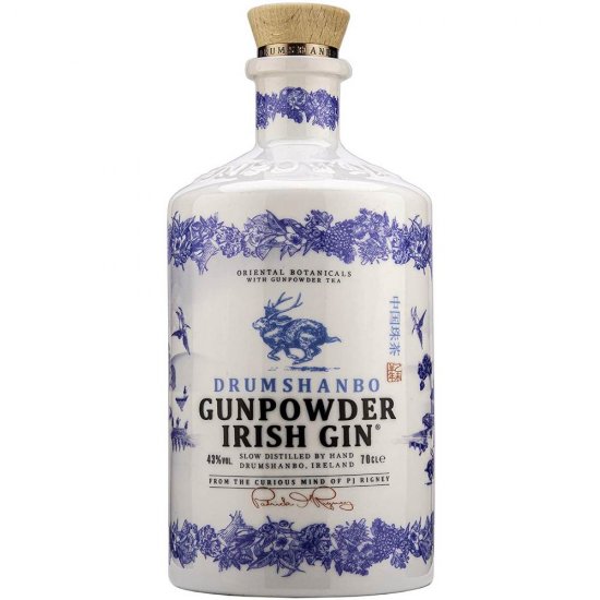 Gin Drumshanbo Gunpowder Irish Ceramic, 0.7 L, 43% Alcool, Gin Irlandez, Bauturi Alcoolice, Drumshanbo Gin, Gin Aromat, Gin Irlanda, Gin Clasic, Gin Cocktail, Gin Cocktailuri, Bautura Alcoolica, Gin 43% Alcool, Gin Original, Gin la Sticla, Gin Original