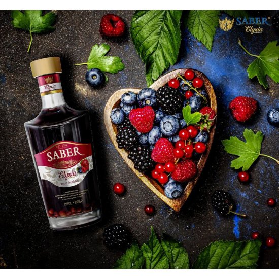 Lichior Saber Elyzia Fructe de Padure, 0.7 L, 30% Alcool, Lichior de Fructe de Padure Saber Elyzia, Saber Elyzia Lichior de Fructe de Padure, Saber Elyzia Lichior Fructe de Padure, Lichior cu Fructe de Padure Saber Elyzia, Lichior Elyzia Fructe de Padure