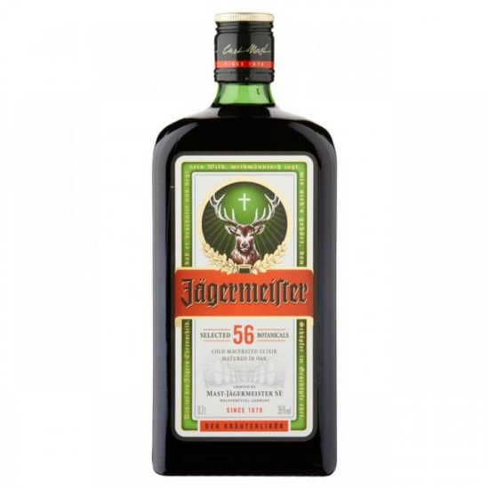 Lichior Jagermeister, 1 L, 35% Alcool, Lichior pe Baza de Plante Jagermeister, Bautura Spirtoasa Jagermeister, Bautura Alcoolica Jagermeister, Bauturi Alcoolice Jagermeister, Bauturi Spirtoase Jagermeister, Lichior 35% Alcool