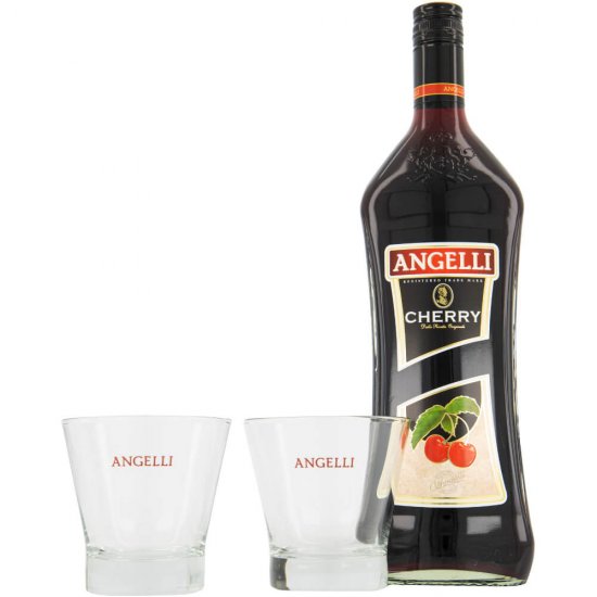 Set Lichior si 2 Pahare Angelli Cherry 1L, Alcool 15%, Angelli Lichior, Lichior cu Fructe, Lichior cu Alcool, Lichior Fructe Alcool, lichior Alcool Angelli, Bauturi Alcoolice, Lichior cu Gust de Fructe, Lichior Deserturi, Lichior Fructat