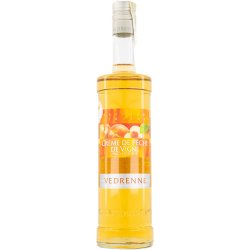 Lichior Vedrenne Crème Peach, 0.7L, Alcool 15%, Lichior Crème Peach, Lichior Bun, Lichior de Calitate, Lichior Vedrenne, Lichior Crème Peach Vedrenne, Bauturi Alcoolice, Bauturi Spirtoase