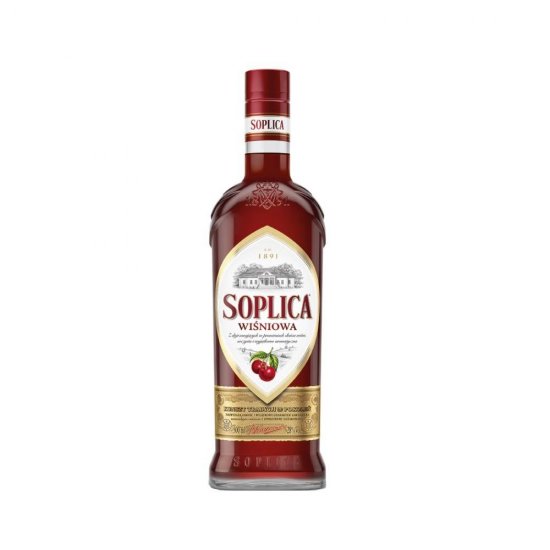 Visinata Soplica, 0.5 L, 28% Alcool, Lichior 28% Alcool, Lichior Soplica, Lichior Visine, Lichior Dulce, Lichior cu Visine, Lichior cu Gust de Visine, Lichior Visinata, Visinata Lichior, Lichior Aromat, Bautura Alcoolica, Bauturi Alcoolice