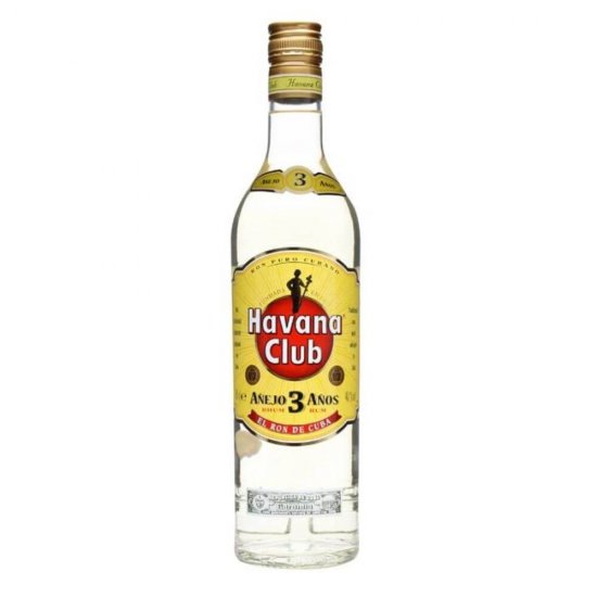 Rom Havana Club Blanco, 0.7 L, Alcool 40%, 3 Ani Vechime, Rom Havana Club Anejo 3 Ani, Rom 3 Ani, Rom Havana Club 3 Anos, Sticla de Rom Havana, Rom 40% Alcool, Rom Cubanez, Rom Alb Havana Club, Rom Transparent Havana Club