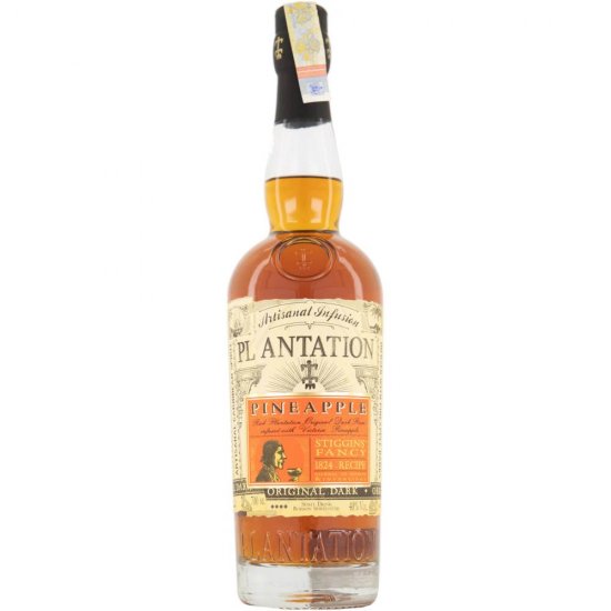 Rom Plantation Stiggins’ Fancy Pineapple, 0.7 L, 40% Alcool, Rom 40% Alcool, Rom Brun, Bautura Alcoolica, Bauturi Alcoolice, Rom cu Ananas, Rom Aroma Ananas, Rom Plantation, Rom Barbados, Rom Cocktail