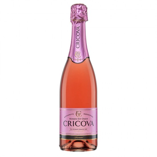 Vin Spumant Rose Demisec Cricova Reserve Original, 0.75l, Alcool 12.5%, Vin Spumant, Vin Rose Spumant, Vin Demisec Spumant, Vin Rose Cricova, Vin Spumant Cricova, Vin Rose Demisec Cricova, Cricova Reserve Original, Vin Spumant Cricova Reserve Original
