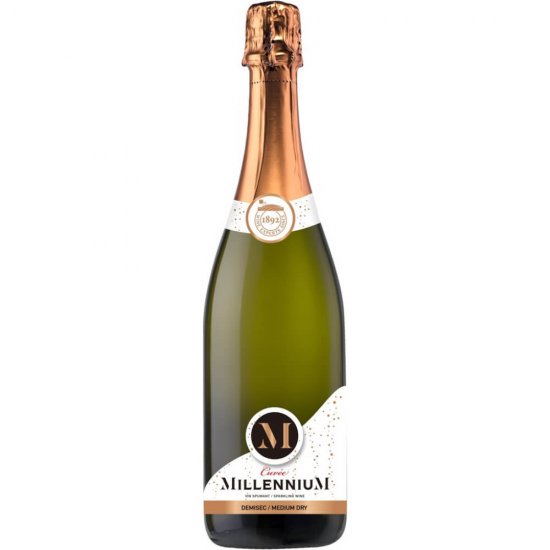 Vin Spumant Alb Millennium Cuvee 0.75l, Alcool 12.5%, Demisec, Vin Spumant Alb Millennium, Vin Alb Spumant Millennium, Vin Spumant Demisec Millennium, Vin Spumant Fin, Vin Spumant Cuvee