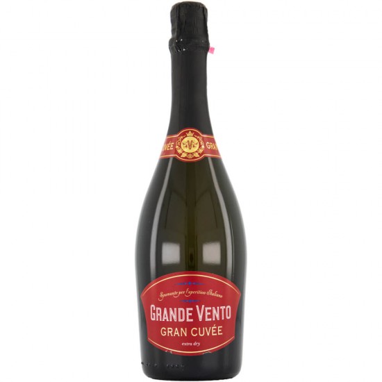 Vin Spumant Alb Extra Brut GRANDE VENTO Gran Cuvee, Alcool 11%, 0.75 l, Vin Spumant Alb, Spumant Alb Gran Couvee, Vin Spumant Alb Extra Brut, Vin Spumant Extra Brut Gran Couvee, Vin Spumant la Sticla, Spumant Alb Extra Brut, Vinuri Spumante