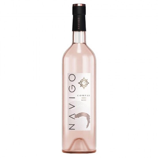 Vin Rose Sec Navigo Compas, Cupaj, 0.75 L, 13% Alcool, Jidvei, Vin Navigo Compas, Vin Rose Navigo Compas, Vin Sec Navigo Compas, Vin Cupaj Shiraz Pinot Noir Feteasca Neagra Merlot, Vinuri Rose Navigo Compas, Vinuri Seci Navigo Compas