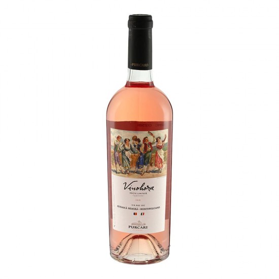 Vin Rose Sec Vinohora Purcari, 13.5% Alcool, 0.75 L, Vin Rose Sec, Vinuri Rose, Vinuri Seci Rose, Vin Rose Sec Purcari, Vin Purcari Vinohora, Vin Rose Vinohora, Vin Rose de Purcari